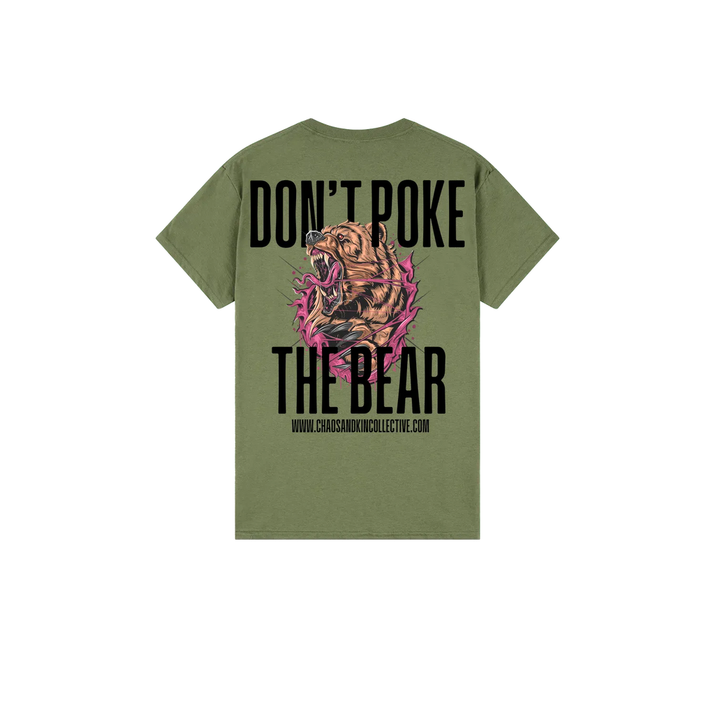 Military Green back flat lay