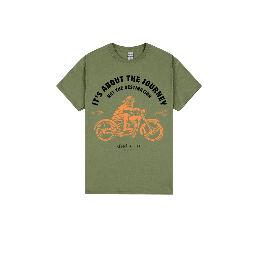 Military Green front flat lay