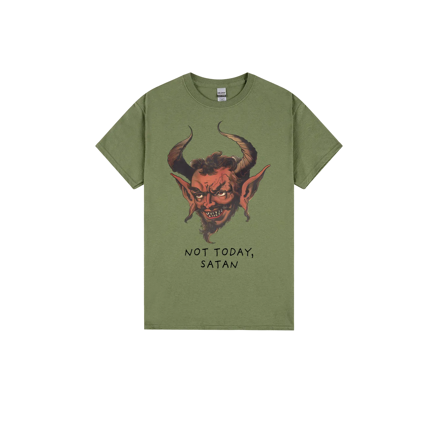 Military Green front flat lay
