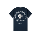 Navy back flat lay