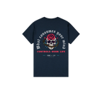 Navy back flat lay
