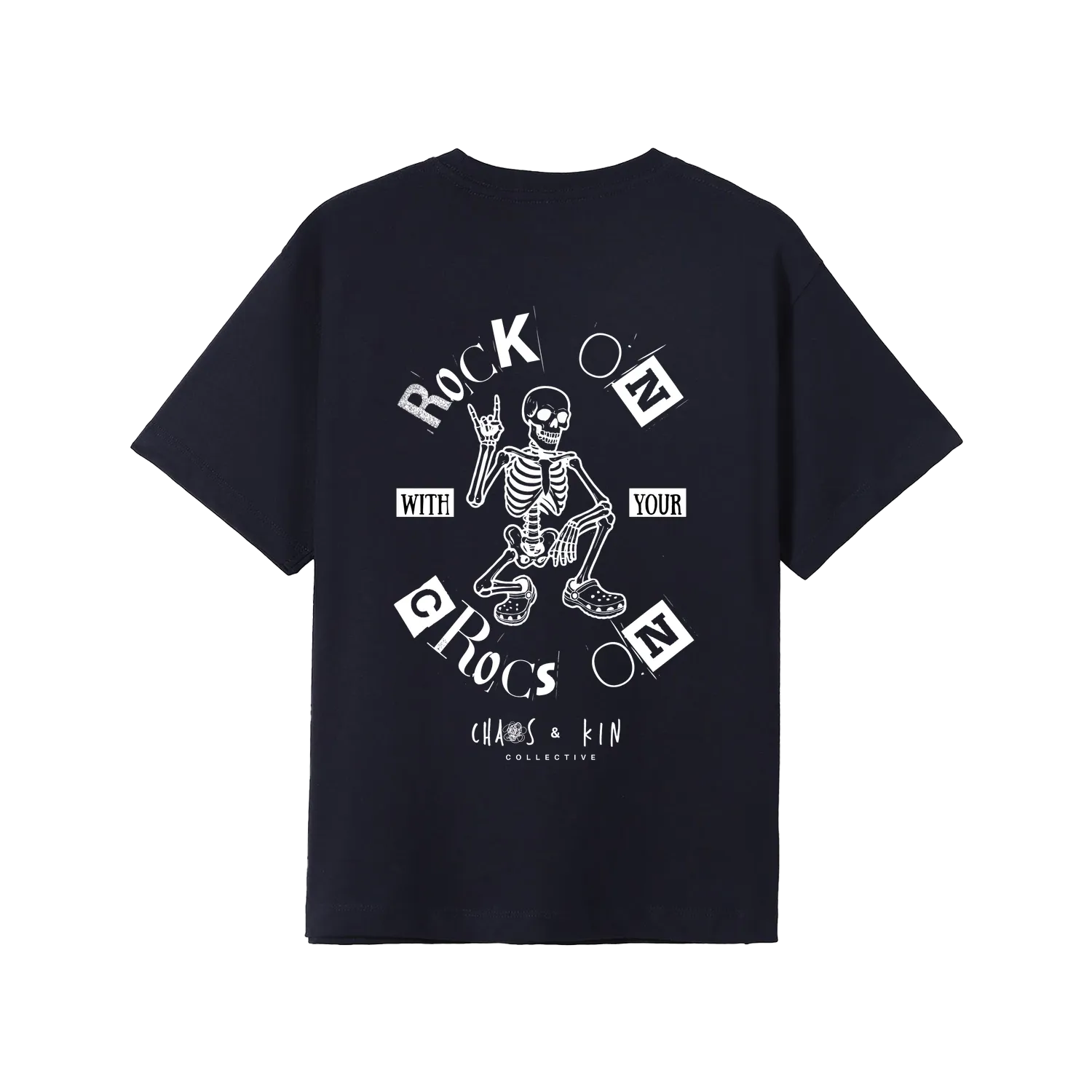 Navy back flat lay