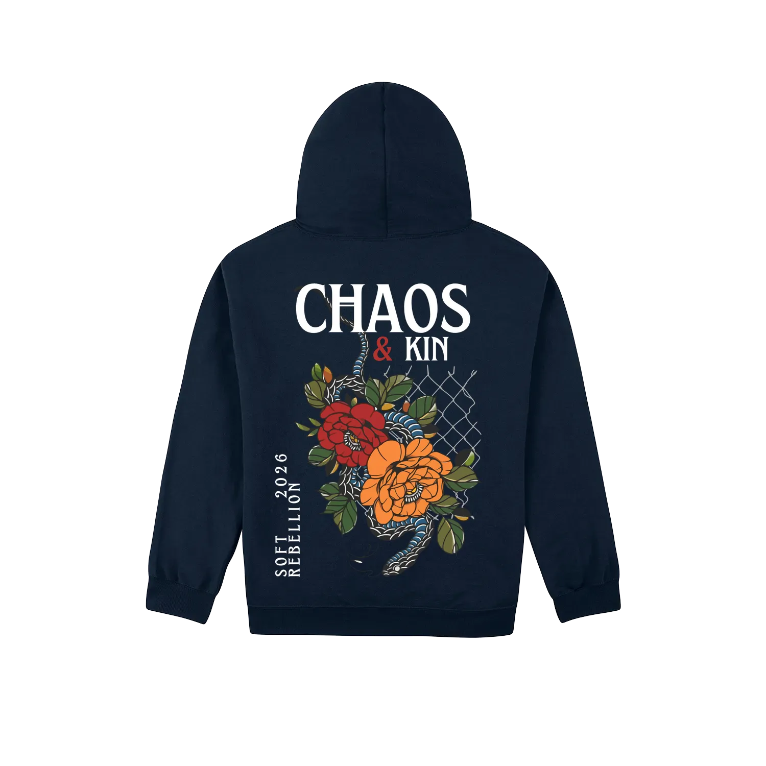 Navy back flat lay