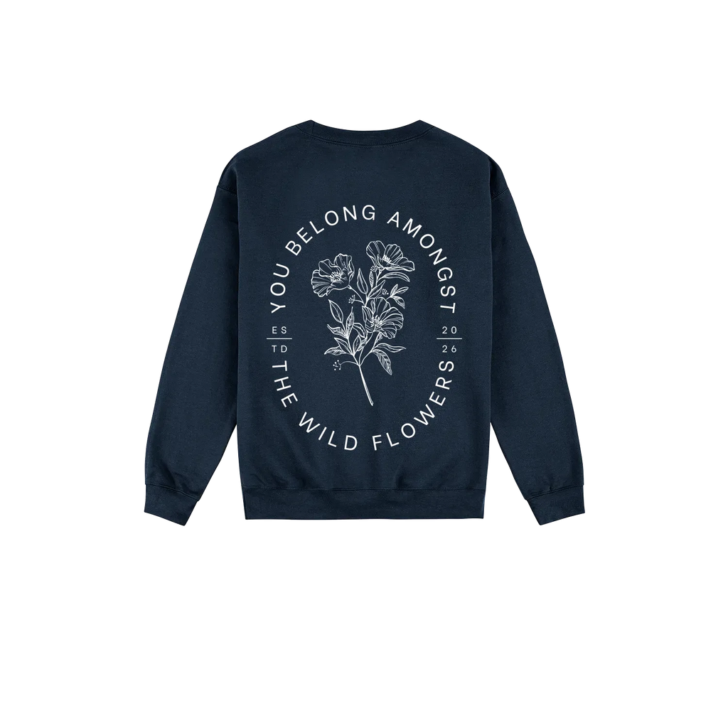 Navy back flat lay