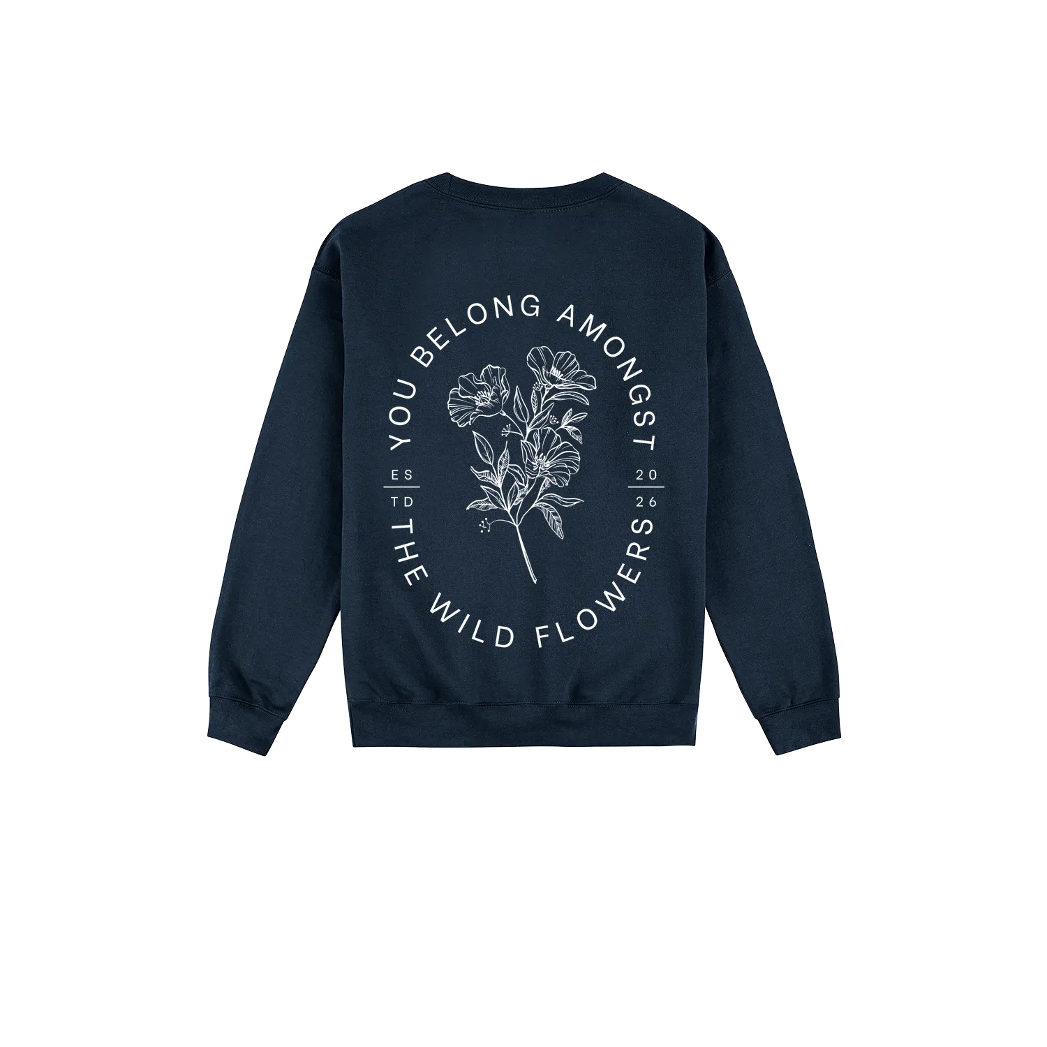 Navy back flat lay