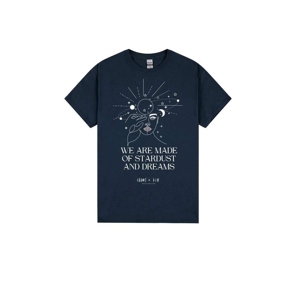 Navy front flat lay