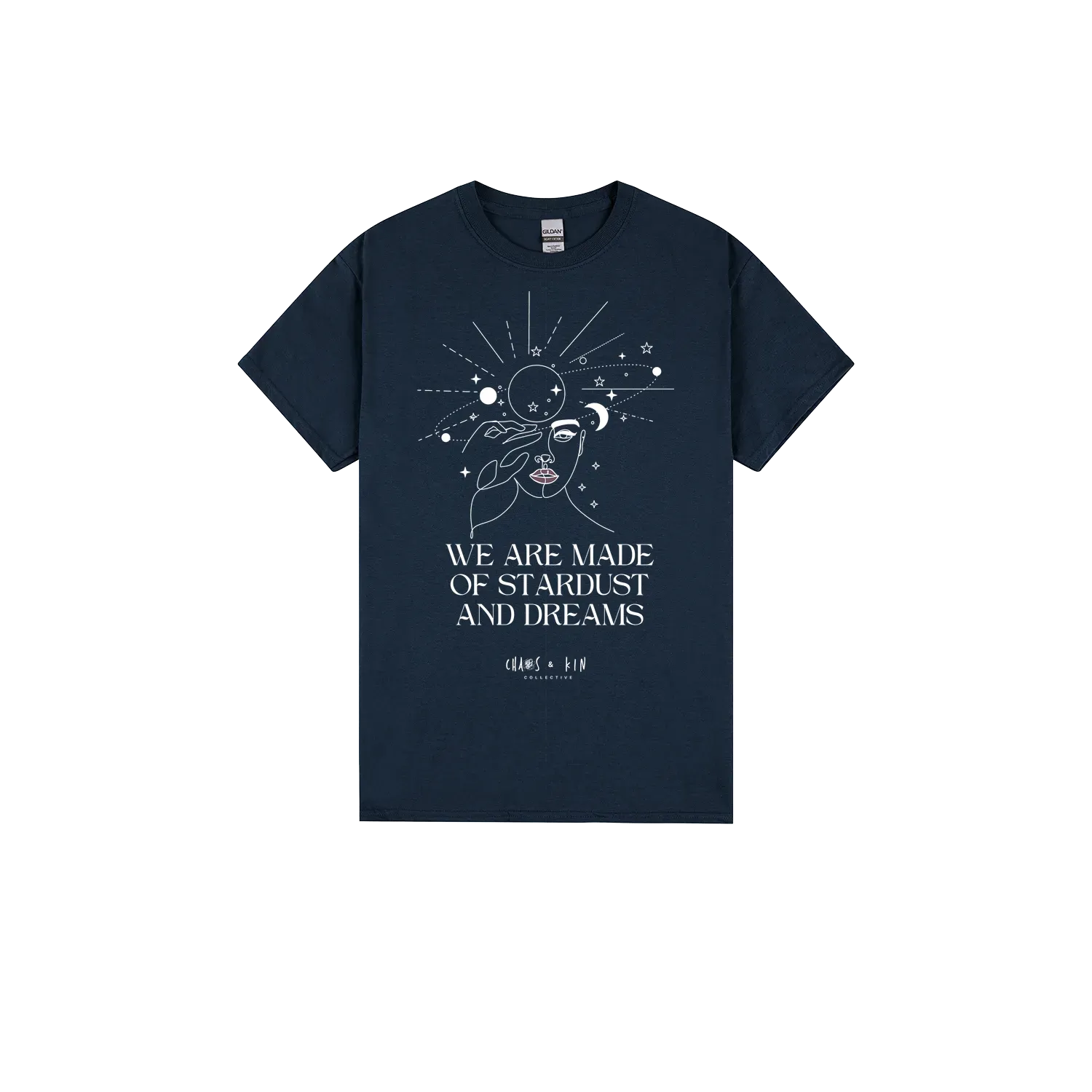 Navy front flat lay