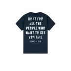 Navy back flat lay