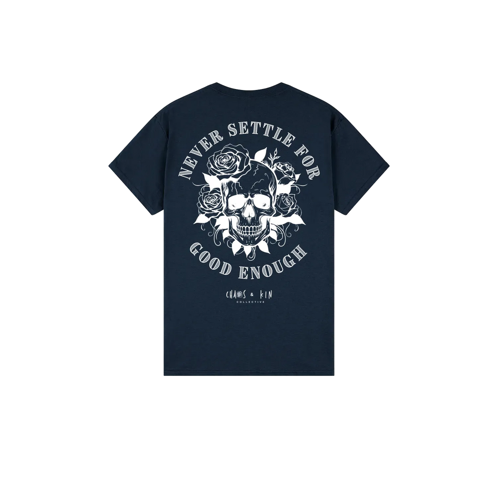 Navy back flat lay