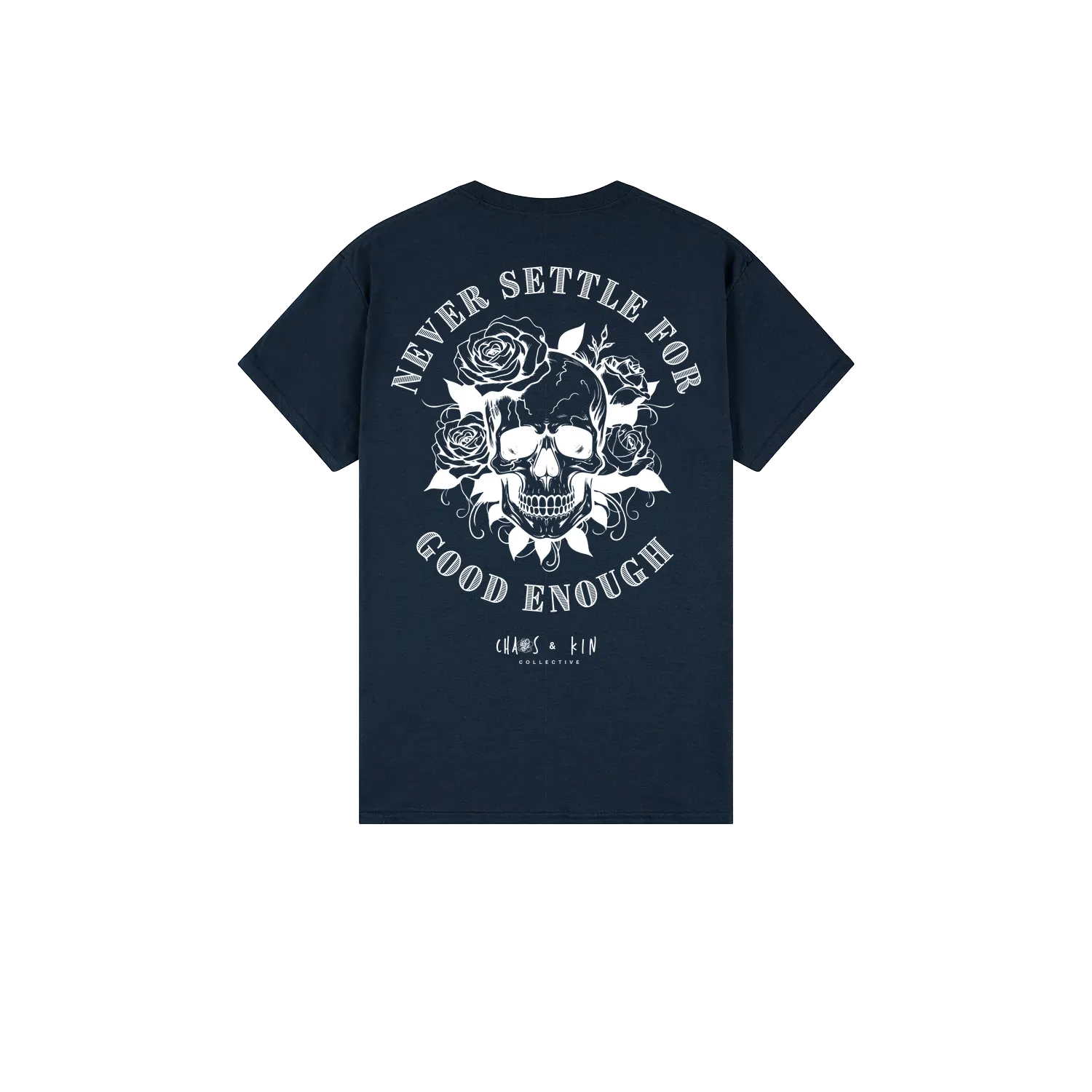 Navy back flat lay