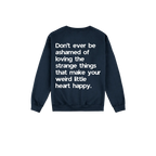 Navy back flat lay