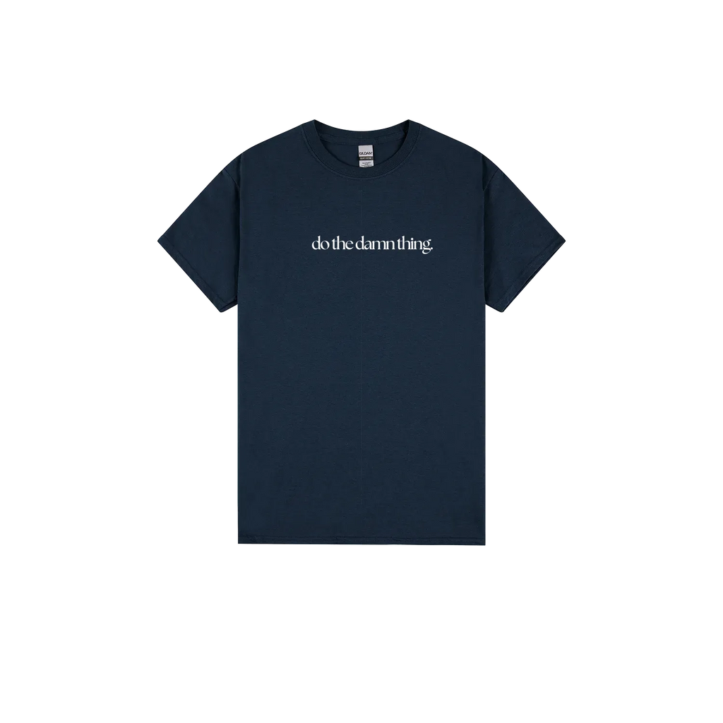 Navy front flat lay