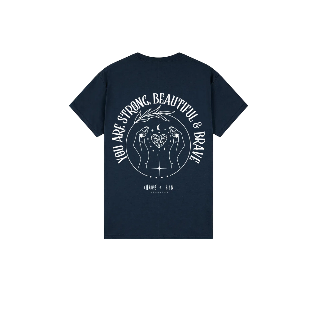 Navy back flat lay
