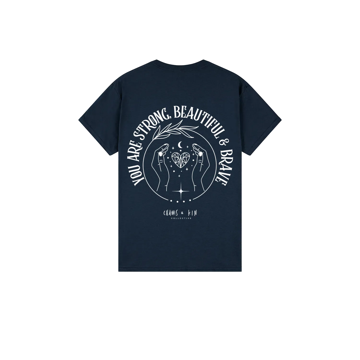 Navy back flat lay