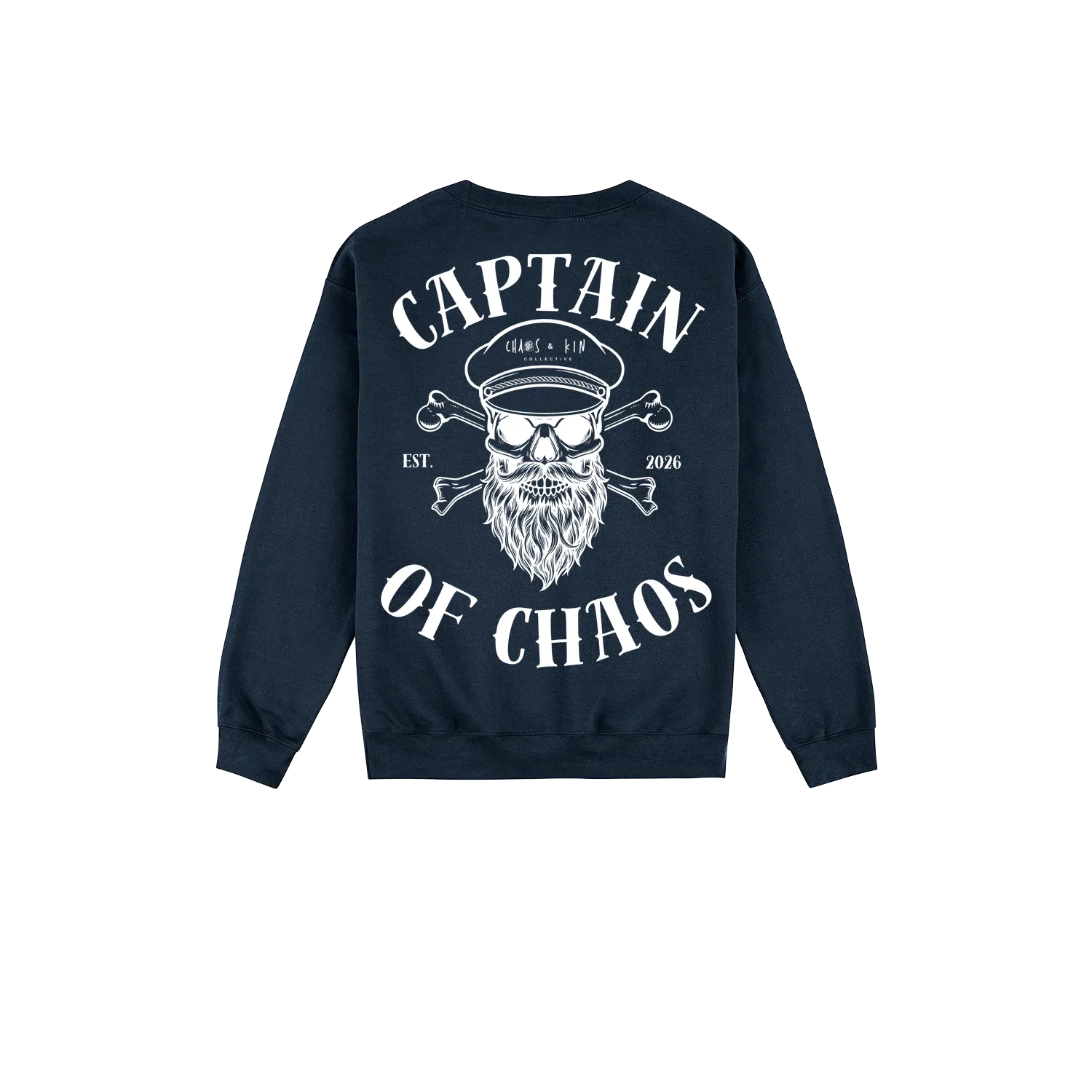 Navy back flat lay