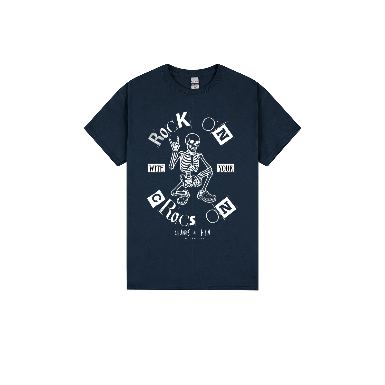 Navy front flat lay