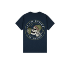 Navy back flat lay