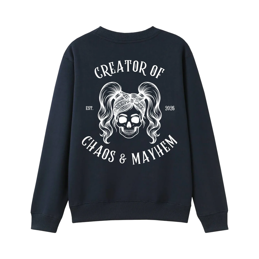 Navy back flat lay