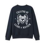 Navy back flat lay