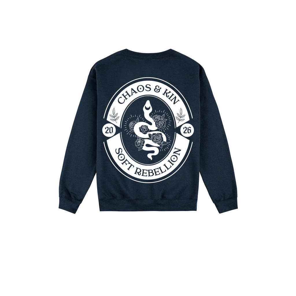 Navy back flat lay