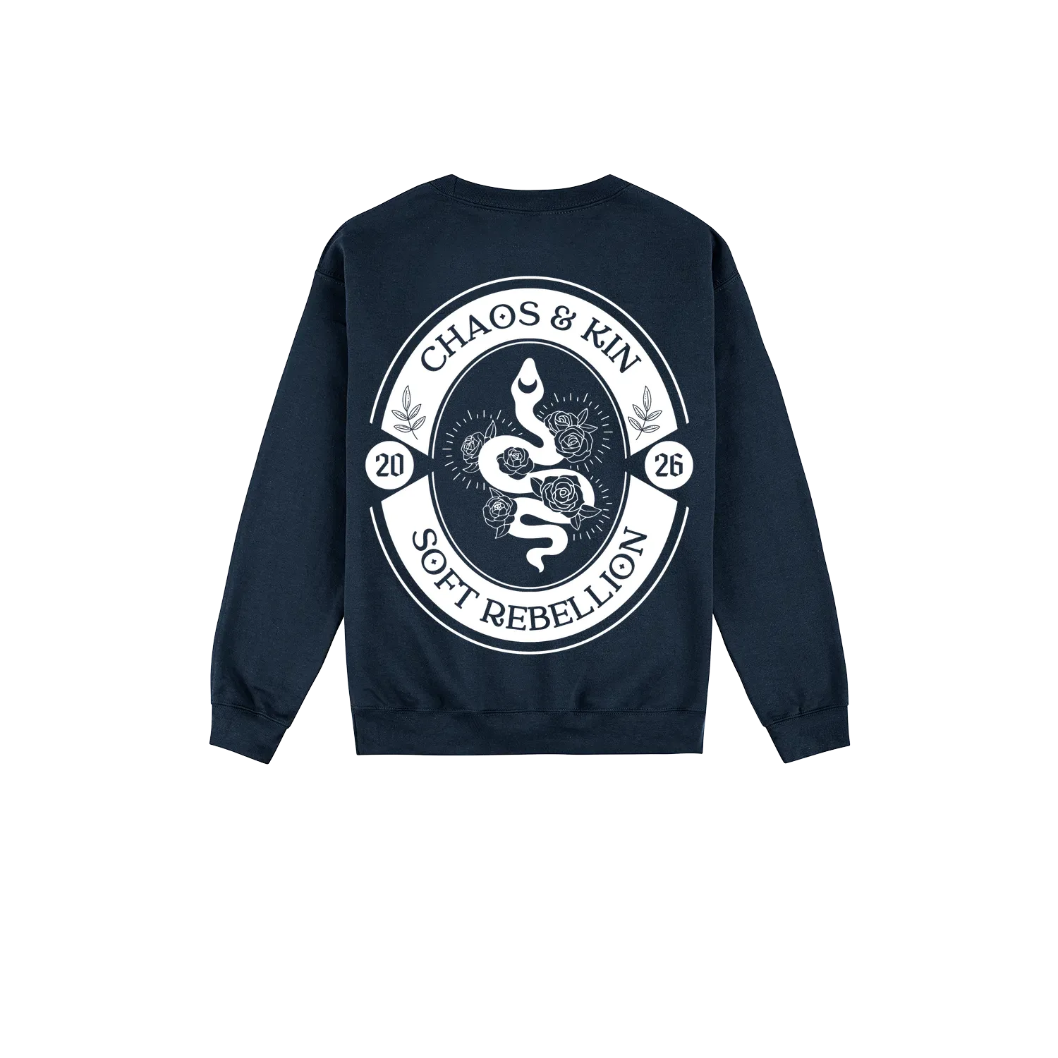 Navy back flat lay