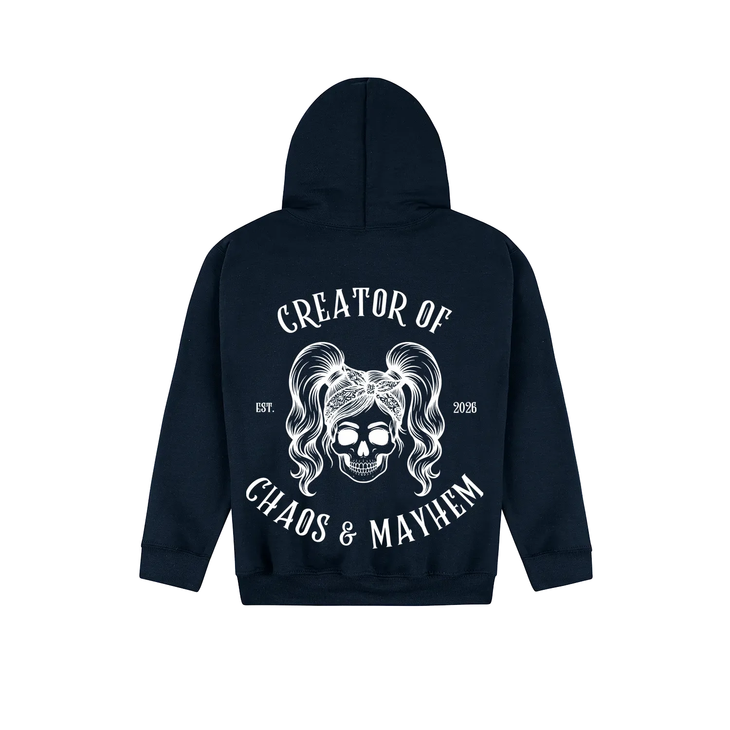 Navy back flat lay