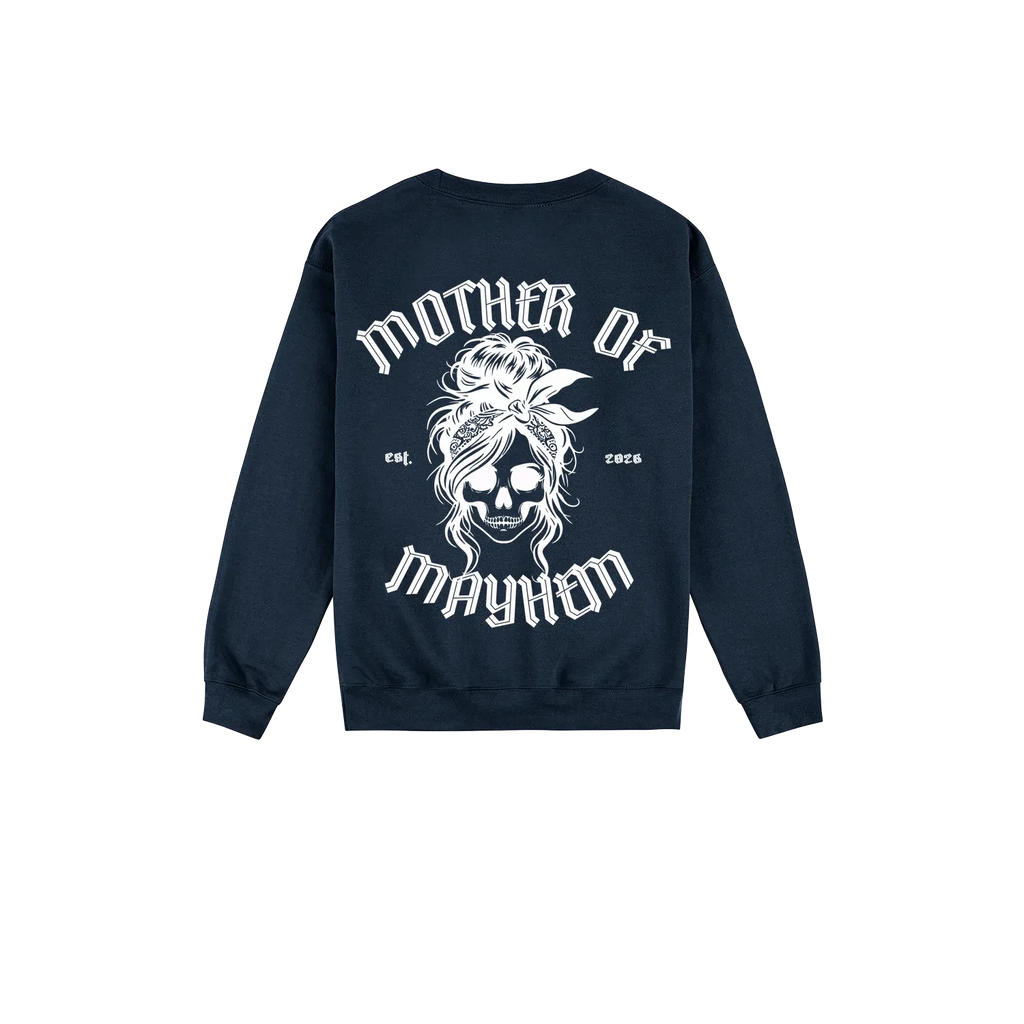Navy back flat lay