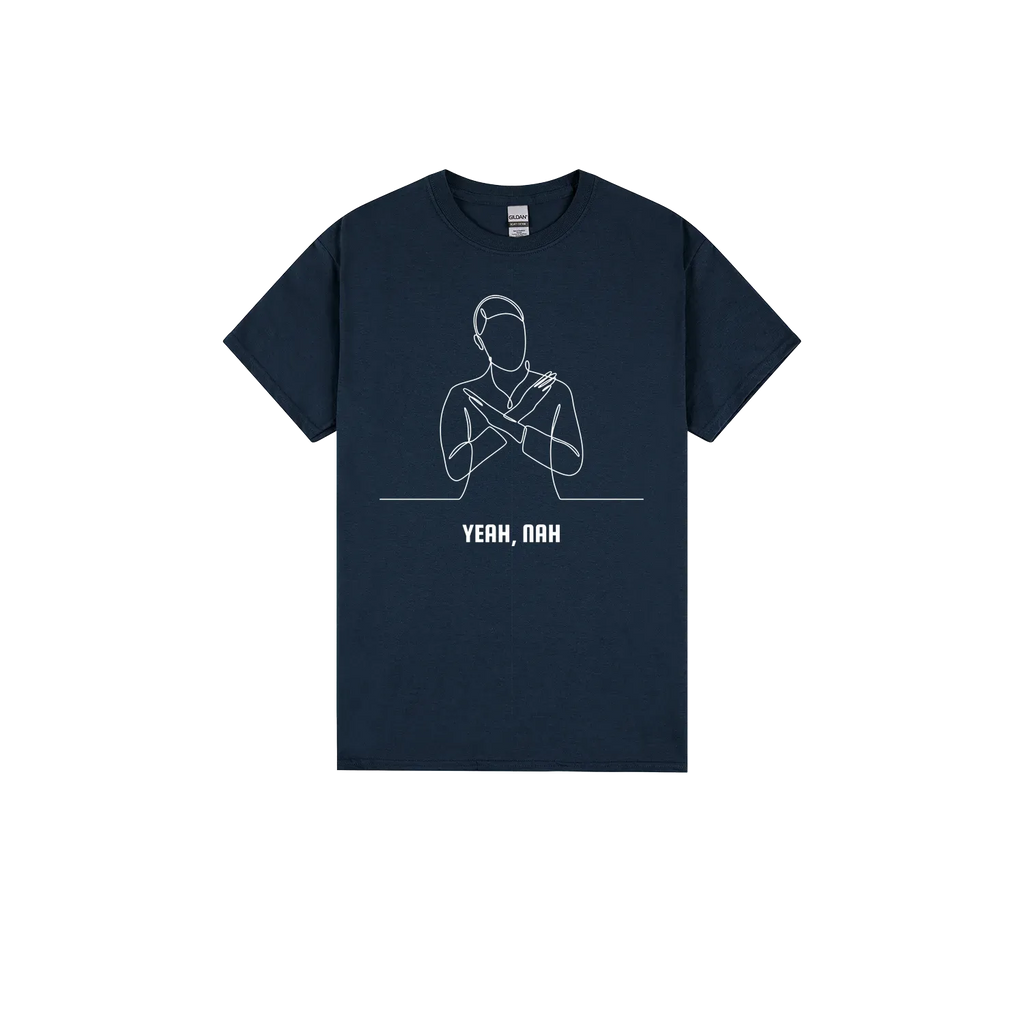 Navy front flat lay