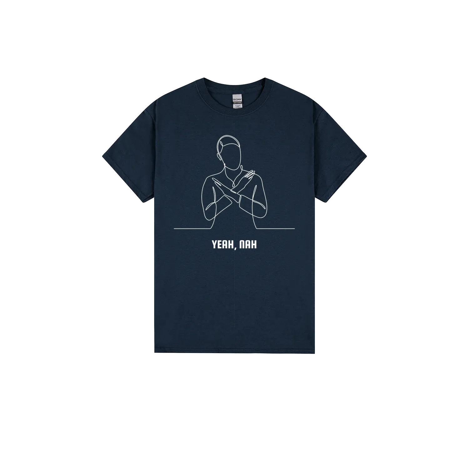 Navy front flat lay