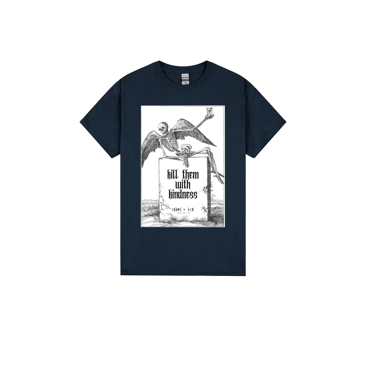 Navy front flat lay