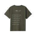 Olive back flat lay