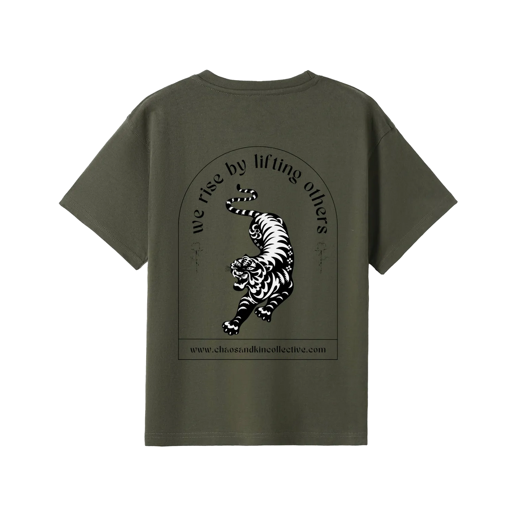 Olive back flat lay