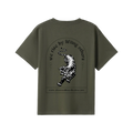 Olive back flat lay