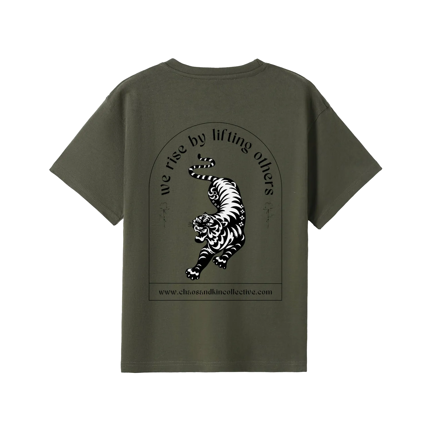 Olive back flat lay