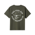 Olive back flat lay