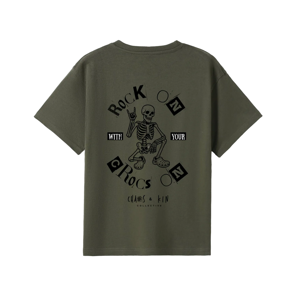 Olive back flat lay