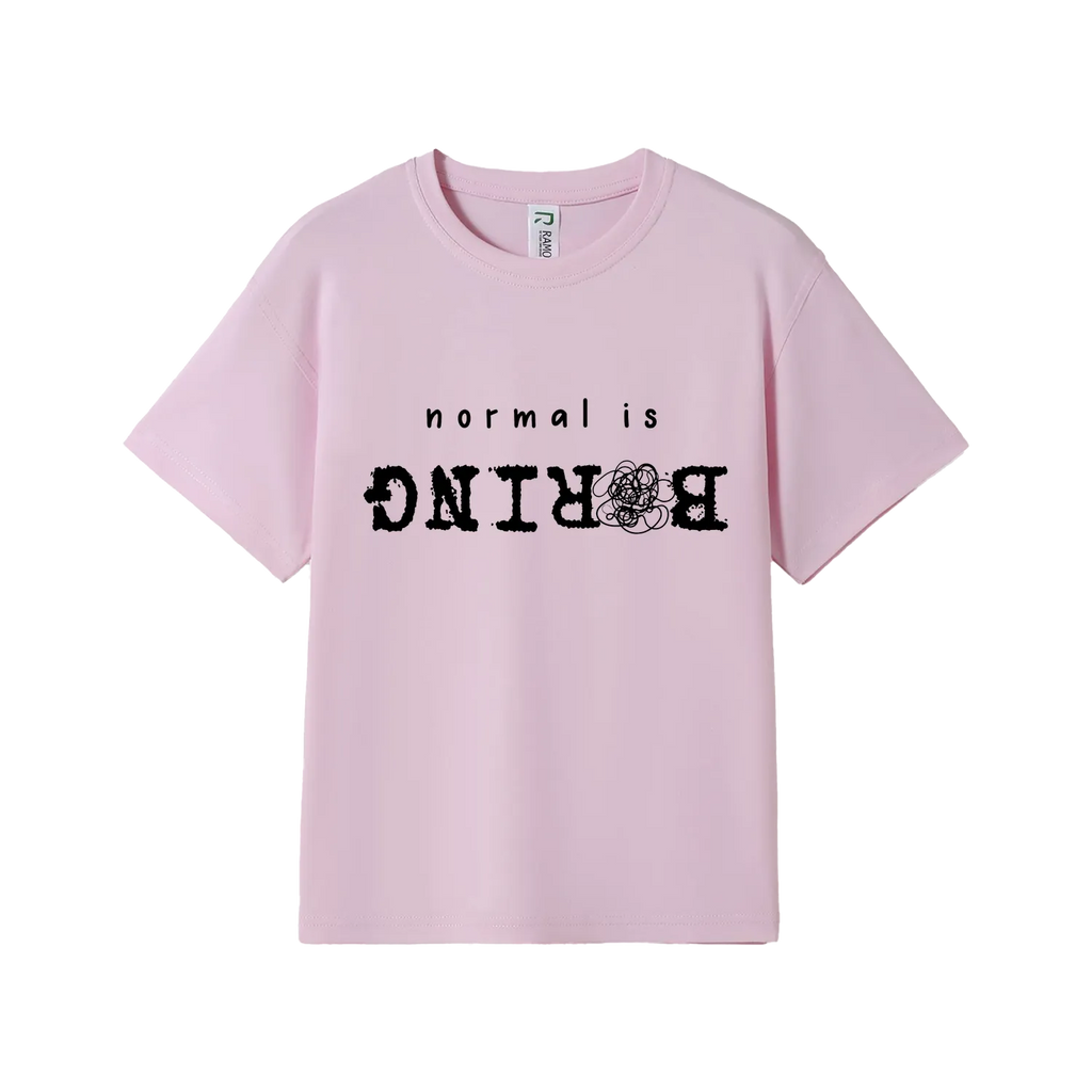 Pink front flat lay