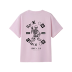 Pink back flat lay
