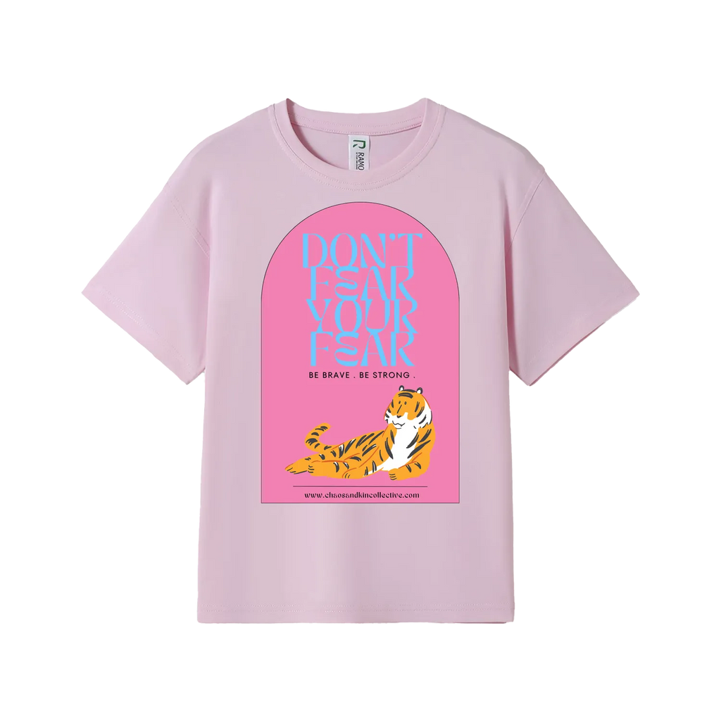 Pink front flat lay