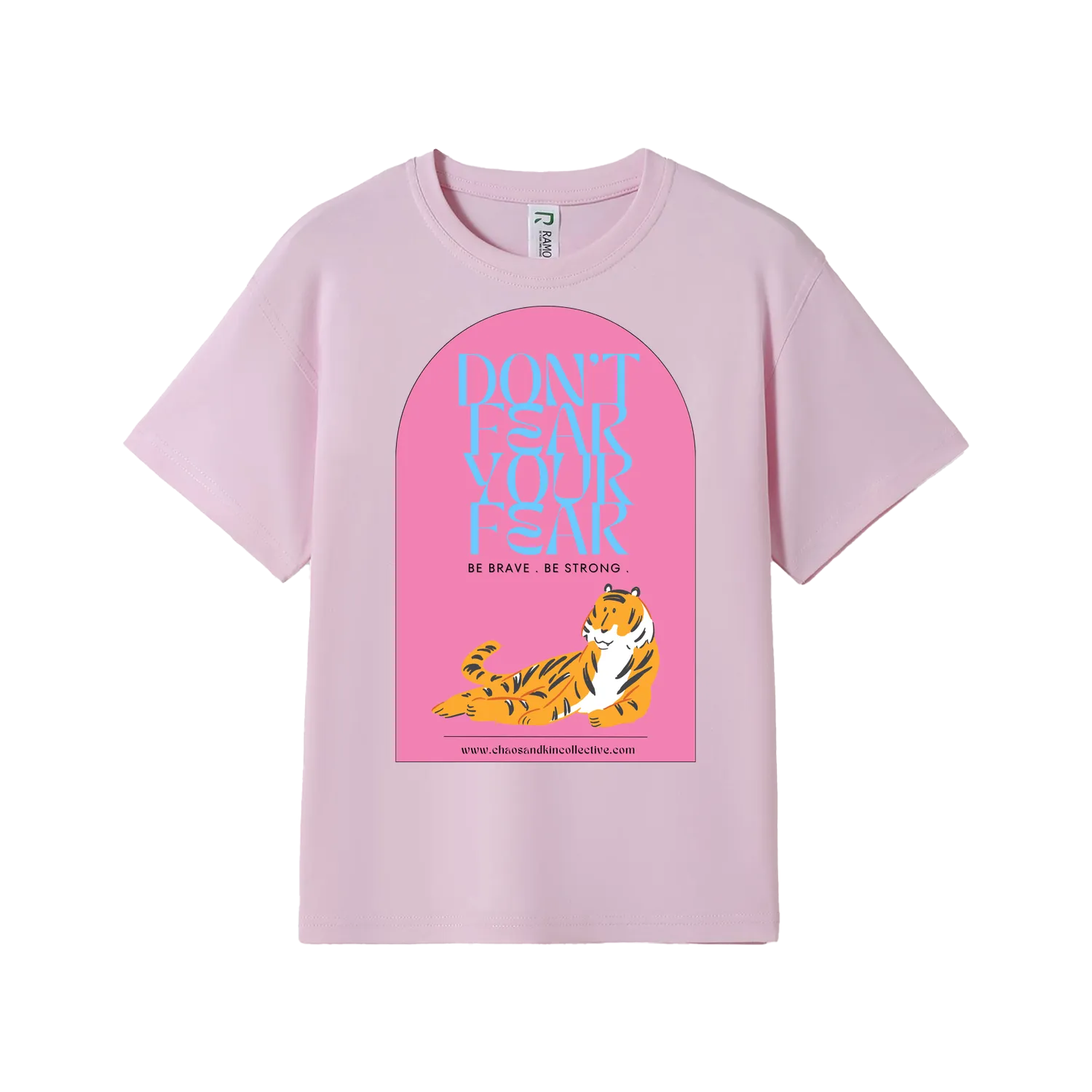 Pink front flat lay
