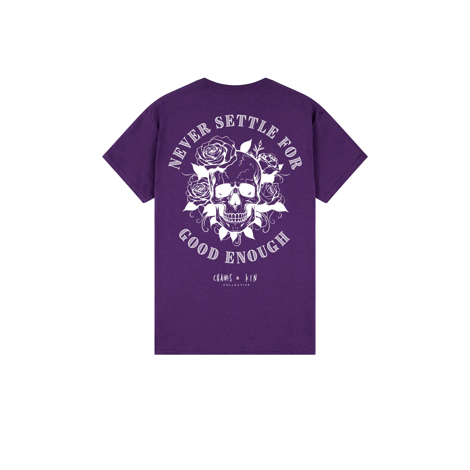 Purple back flat lay