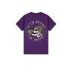 Purple back flat lay