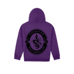 Purple back flat lay