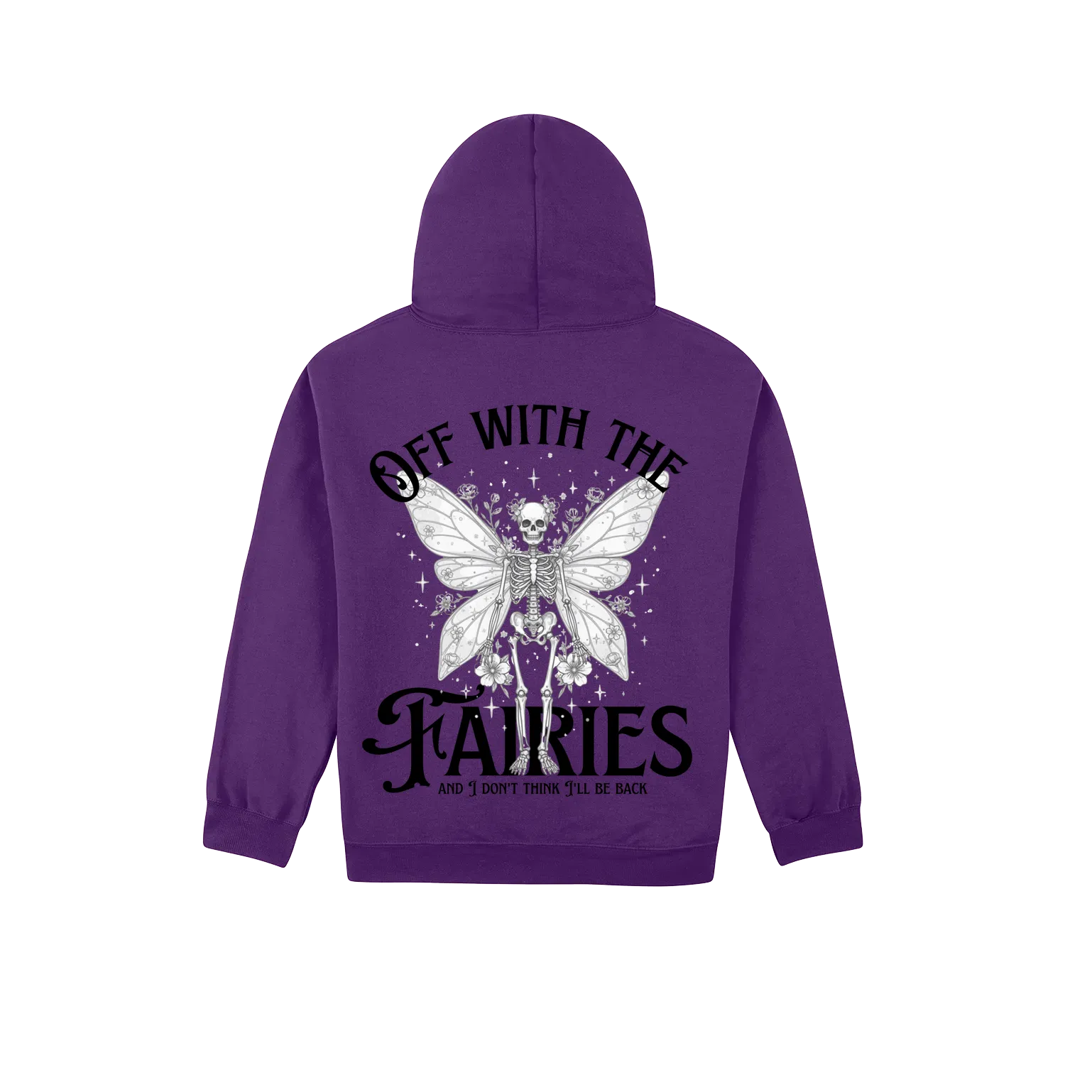 Purple back flat lay