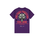 Purple back flat lay