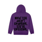 Purple back flat lay