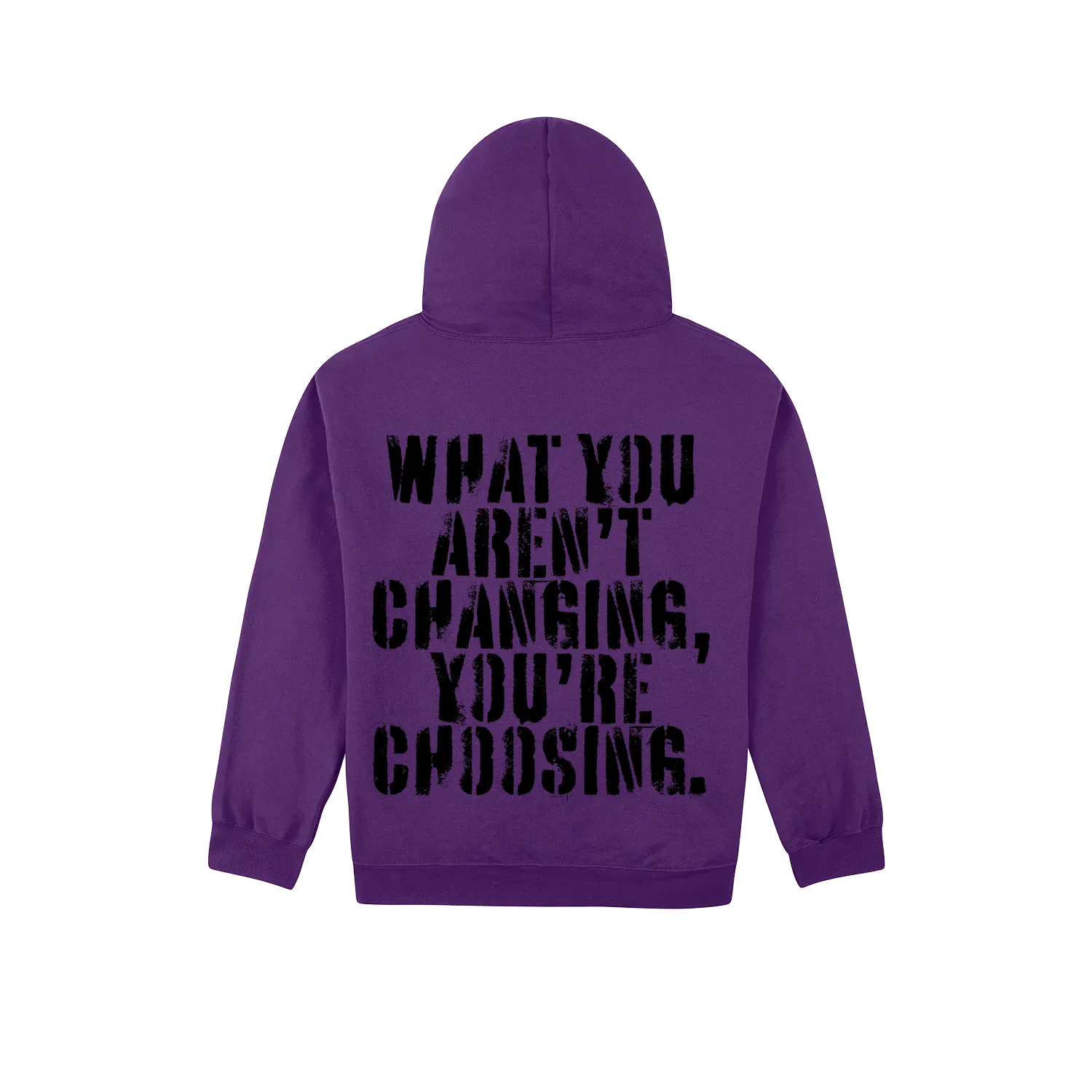 Purple back flat lay