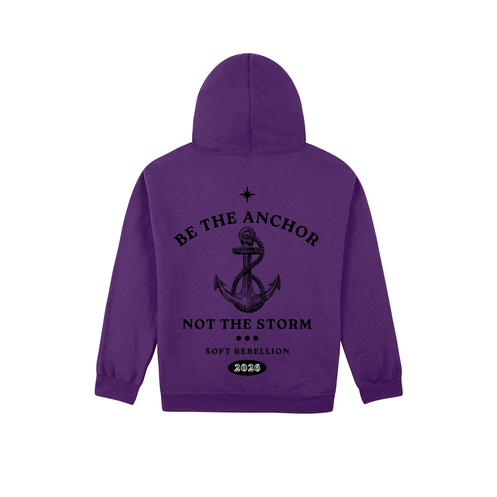 Purple back flat lay