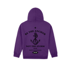 Purple back flat lay