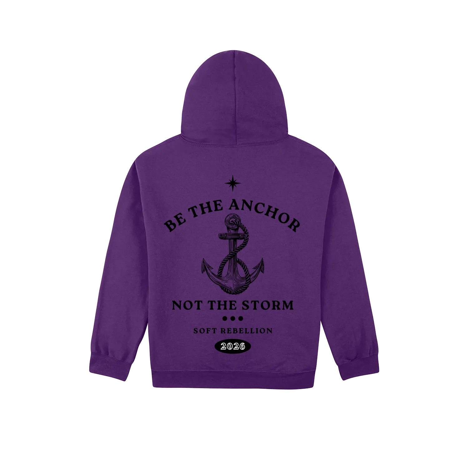 Purple back flat lay